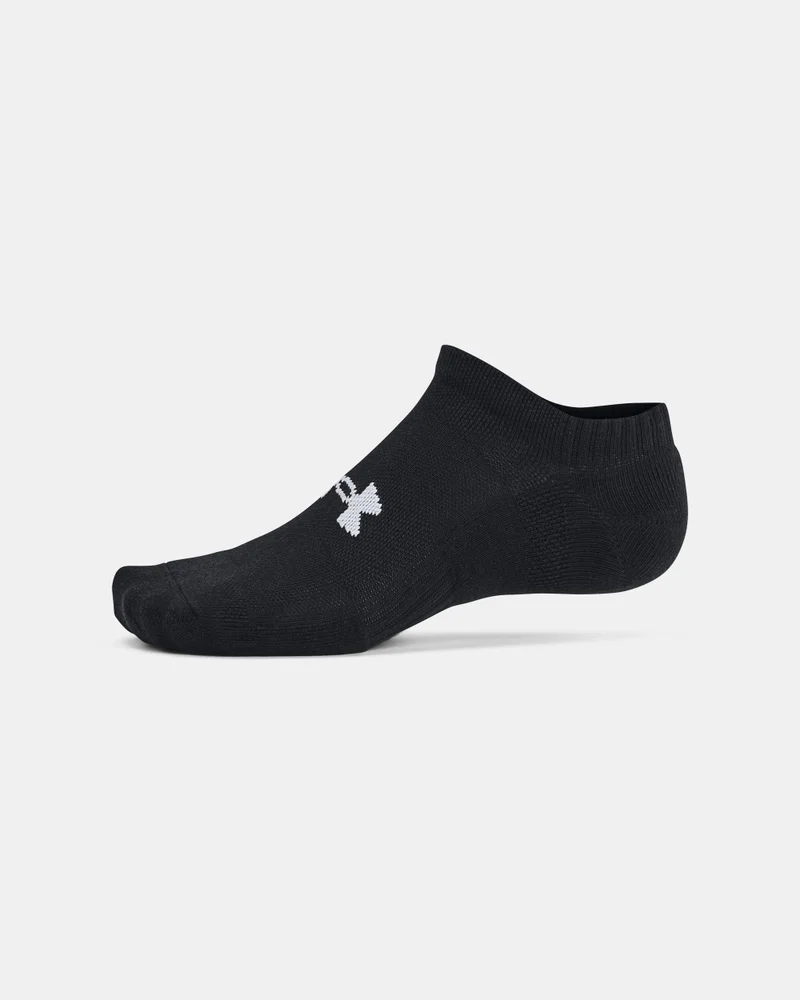 UNDER ARMOUR Black Training Cotton No-Show Socks (3 Pairs)  | Best Price UAE